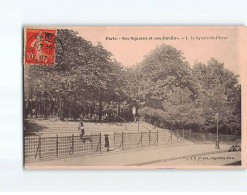 PARIS : Square Saint-Pierre - Très Bon état - Plazas