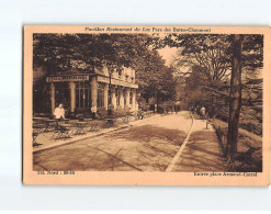 PARIS : Pavillon Restaurant Du Lac, Parc Des Buttes-Chaumont, Entrée Place Armand-Carrel - état - Cafés, Hoteles, Restaurantes