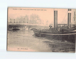 PARIS : Les Inondations 1910, Pont Neuf - Très Bon état - Paris Flood, 1910