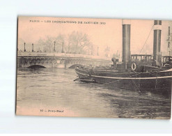 PARIS : Les Inondations 1910, Pont Neuf - Très Bon état - Paris Flood, 1910