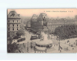 PARIS : Place De La République - Très Bon état - Squares