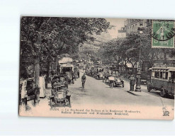 PARIS : Le Boulevard Des Italiens Et La Boulevard Montmartre - état - Andere Monumenten, Gebouwen