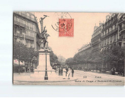 PARIS: Statue De Chappe Et Boulevard Saint-Germain - état - Statuen