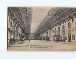 PARIS: Grève Des Chemin De Fer, Gare Saint-Lazare, Aspect De La Salle Des Pas-Perdus - Très Bon état - Metro, Stations