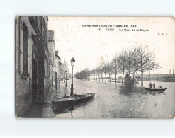 PARIS: Inondations 1910, Le Quai De La Rapée - état - De Overstroming Van 1910