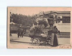 PARIS : Petits Métiers, Une Marchande De Fleurs - état - Artigianato Di Parigi