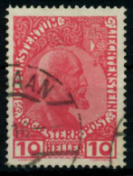 LIECHTENSTEIN 1912 Nr 2y Gestempelt X6F6F3E - Usati