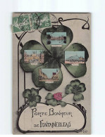 FONTAINEBLEAU : Carte Souvenir - état - Fontainebleau