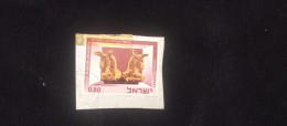 C) 561/564 1972. ISRAEL. DOUBLE STAMP ON AIR MAIL ENVELOPE INTERNATIONAL YEAR OF THE BOOK. YOU, ANCONA 17TH CENTURY. USE - Otros - Asia