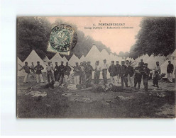 Camp D'AVON : Infanterie Coloniale - état ( Partiellement Décollée ) - Avon