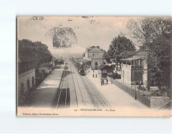 FONTAINEBLEAU : La Gare - état - Fontainebleau