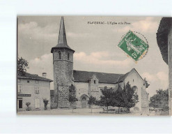 FLAVIGNAC : L'Eglise Et La Place - Très Bon état - Other & Unclassified