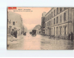 MEAUX : Inondation De Janvier 1910, Rue Gambetta - Très Bon état - Meaux