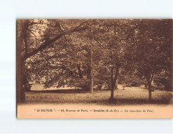 VERSAILLES : " La Solitude ", Un Sous Bois Du Parc - état - Versailles