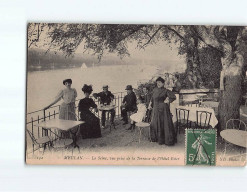 MEULAN : La Seine, Vue Prise De La Terrasse De L'Hôtel Ester - état - Meulan