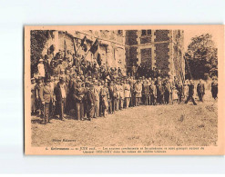 GRIVESNES : Juin 1916, Les Anciens Combattants Et Les Généraux Autour Du Général Debeney Dans Les Ruines - Très Bon état - Altri & Non Classificati