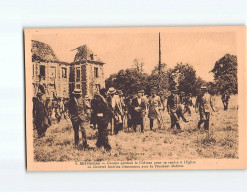 GRIVESNES : Groupe Quittant Le Château Pour Se Rendre à L'Eglise, Le Général Andrieu Et Le Président - Très Bon état - Autres & Non Classés