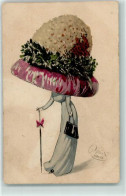 39193608 - Nr. 377-5  Hutmode   Fantasie  1908 Kuenstlerkarte - Autres & Non Classés