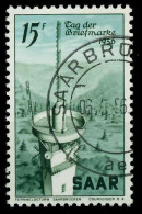 SAARLAND 1956 Nr 369 Zentrisch Gestempelt X79DC56 - Used Stamps