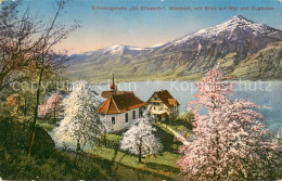 13756667 Walchwil Erholungsheim St Elisabeth Mit Blick Auf Rigi Und Zugersee Wal - Autres & Non Classés