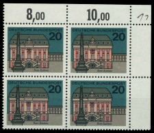 BRD 1964 Nr 424 Postfrisch VIERERBLOCK ECKE-ORE X7ECB72 - Ongebruikt