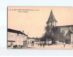 SAINT MATHIEU : Place De L'Eglise - Très Bon état - Saint Mathieu