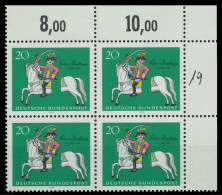 BRD 1970 Nr 623 Postfrisch VIERERBLOCK ECKE-ORE X7F363E - Ongebruikt