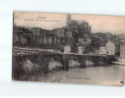 LIMOGES : Cathédrale, Pont Saint-Etienne, La Vienne - état - Limoges