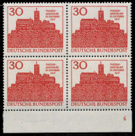 BRD 1967 Nr 544 Postfrisch VIERERBLOCK FORMNUMMER 4 X7F8E62 - Unused Stamps