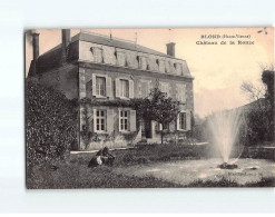 BLOND : Château De La Ronze - état - Andere & Zonder Classificatie