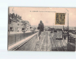 LIMOGES : La Gare Et L'Avenue De La Gare - état - Limoges