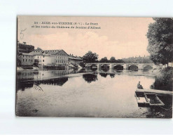 AIXE SUR VIENNE : Le Pont Et Les Restes Du Château De Jeanne D 'Albret - état - Aixe Sur Vienne