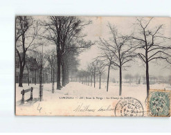 LIMOGES : Sous La Neige, Le Champ De Juillet - état - Limoges