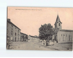 LA JONCHERE : Place De L'Eglise - état - Autres & Non Classés