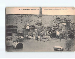 IVRY SUR SEINE : Inondations De Janvier 1910, La Fabrique De Vinaigre Après L'explosion - état - Ivry Sur Seine