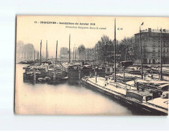 CHARENTON : Inondations De 1910, Péniches Bloquées Dans Le Canal - état - Charenton Le Pont