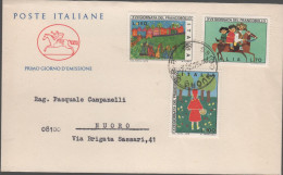 ITALIA - ITALIE - ITALY - 1975 - 17ª Giornata Del Francobollo - FDC Cavallino - Viaggiata Con Annullo - FDC