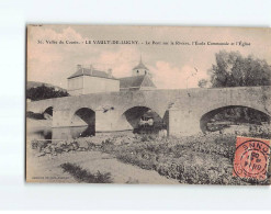 VAULT DE LUGNY : Le Pont Sur La Rivière, L'Ecole Communale Et L'Eglise - Très Bon état - Altri & Non Classificati