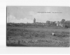 COULANGES SUR YONNE : Vue Prise De La Gare - état - Coulanges Sur Yonne