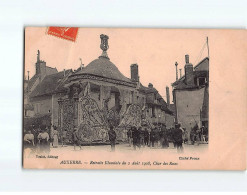 AUXERRE : Retraite Illuminée Du 2 Août 1908, Char Des Roses - Très Bon état - Auxerre