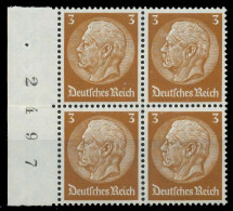 DEUTSCHES REICH 1933 Nr 513 Postfrisch VIERERBLOCK SRA X8B505A - Unused Stamps