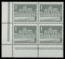 BERLIN DS BAUTEN 2 Nr 141xw Postfrisch VIERERBLOCK ECKE X90ECF2 - Unused Stamps