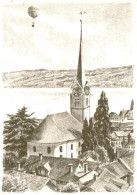 13756119 Horgen ZH Ballonfahrt 200 Jahre Ref Kirche Horgen Reitplatz Allmend Hor - Other & Unclassified