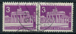 BERLIN DS BAUTEN 2 Nr 231 Gestempelt WAAGR PAAR X92043A - Used Stamps