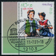 BRD 2001 Nr 2192 Zentrisch Gestempelt ECKE-ULI X936686 - Used Stamps