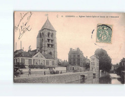 CORBEIL : Eglise Saint-Spire Et Bords De L'Essonne - Très Bon état - Corbeil Essonnes