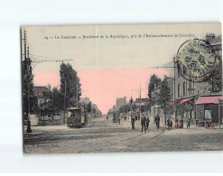 LA GARENNE : Boulevard De La République, Pris De L'Embranchement De Colombes - Très Bon état - La Garenne Colombes