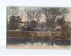 LEVALLOIS PERRET : Les Bords De La Seine, Ile De La Grande-Jatte, Le Restaurant Du Moulin Rouge - état - Levallois Perret