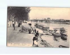 ASNIERES : La Seine Et Le Ponton Du Bateau-Passeur - Très Bon état - Asnieres Sur Seine