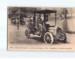 Au Bois De BOULOGNE : Une "chauffeuse" De Fiacre Automobile - Très Bon état - Sonstige & Ohne Zuordnung